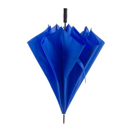 Nagy méretű, automata, szélálló, 8 paneles esernyő, kék