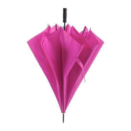 Nagy méretű, automata, szélálló, 8 paneles esernyő, pink