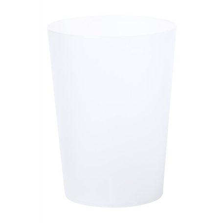 Műanyag pohár, NIRMAL, fehér
