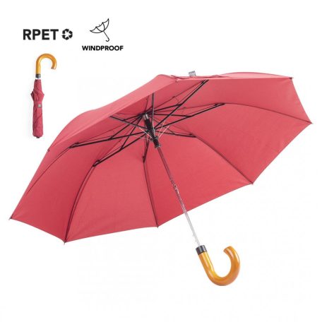 Automata szélálló esernyő, piros