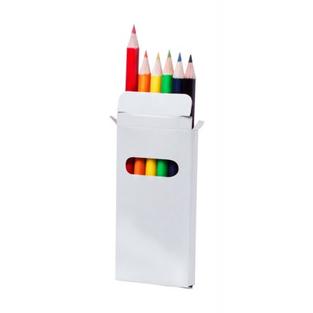 6 db-os színes ceruza készlet , Garten,  fehér