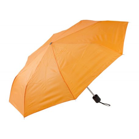Összecsukható, manuális 8 paneles esernyő, narancssárga