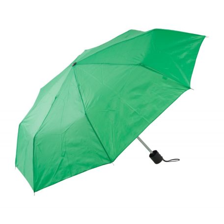 Összecsukható, manuális 8 paneles esernyő, zöld