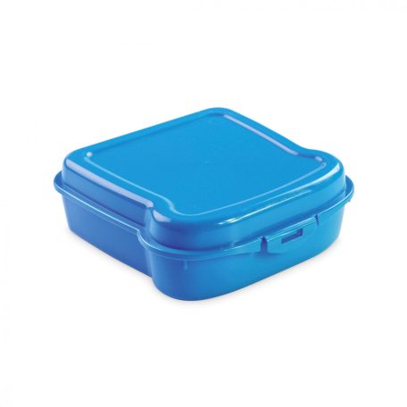 Szendvics doboz, fehér, 450ml, kék