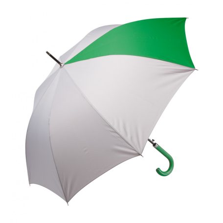 Automata, szélálló 8 paneles esernyő, műbőr fogantyúval, fém nyéllel és vázzal., zöld