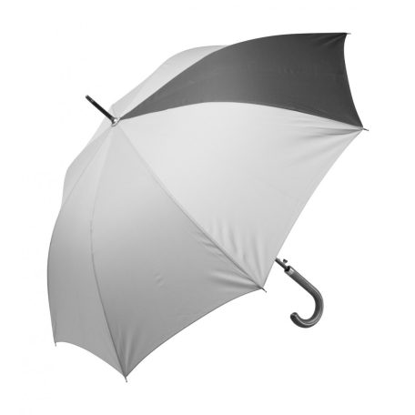Automata, szélálló 8 paneles esernyő, műbőr fogantyúval, fém nyéllel és vázzal., fekete
