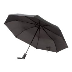   André philippe 8 paneles, szélálló esernyő, gumis fogantyúval, fekete